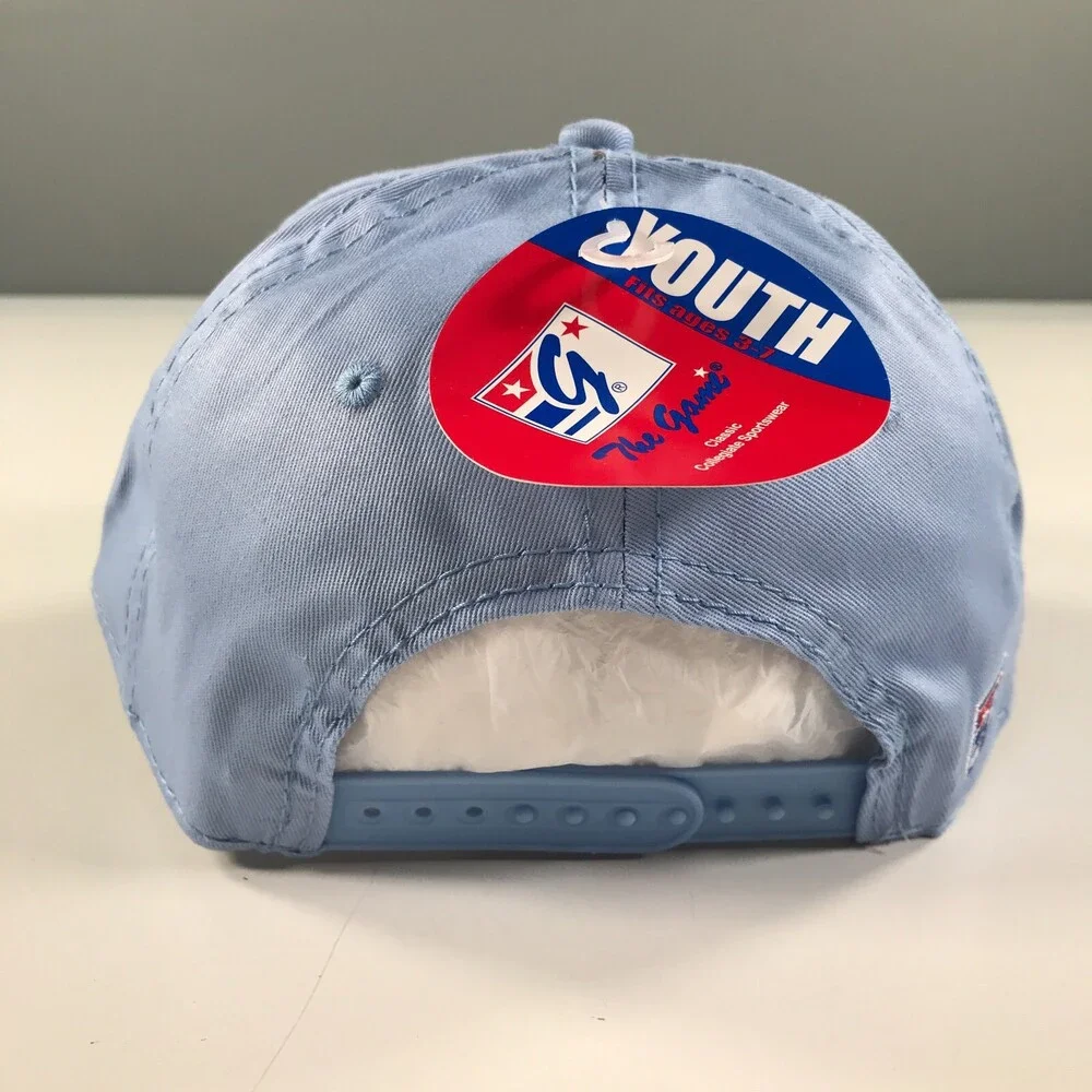 Light Blue Snapback Hat Boys Youth Size Curved Brim Adjustable The Gam